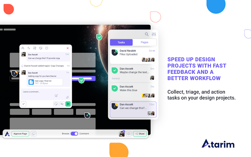 Atarim is the only platform that delivers fast feedback & a better workflow quite like this, which comes with a range of benefits