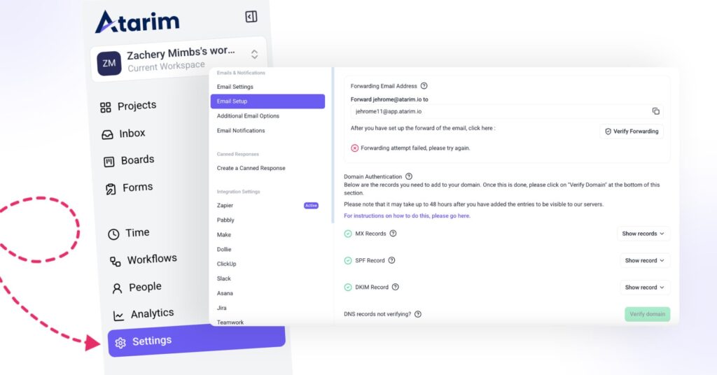 Adding DNS Records to Verify Your Domain