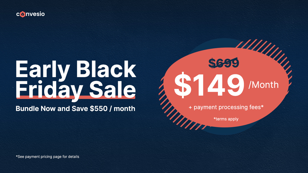Convesio managed WordPress hosting logo for Black Friday 2024 bundle offer