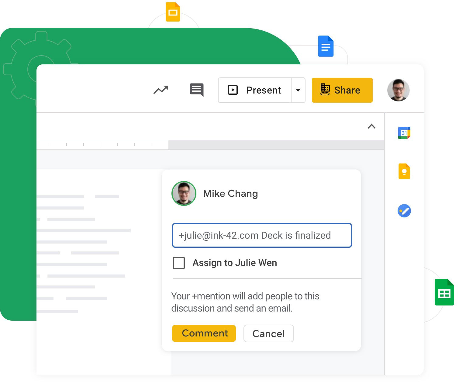 Google Drive collaboration