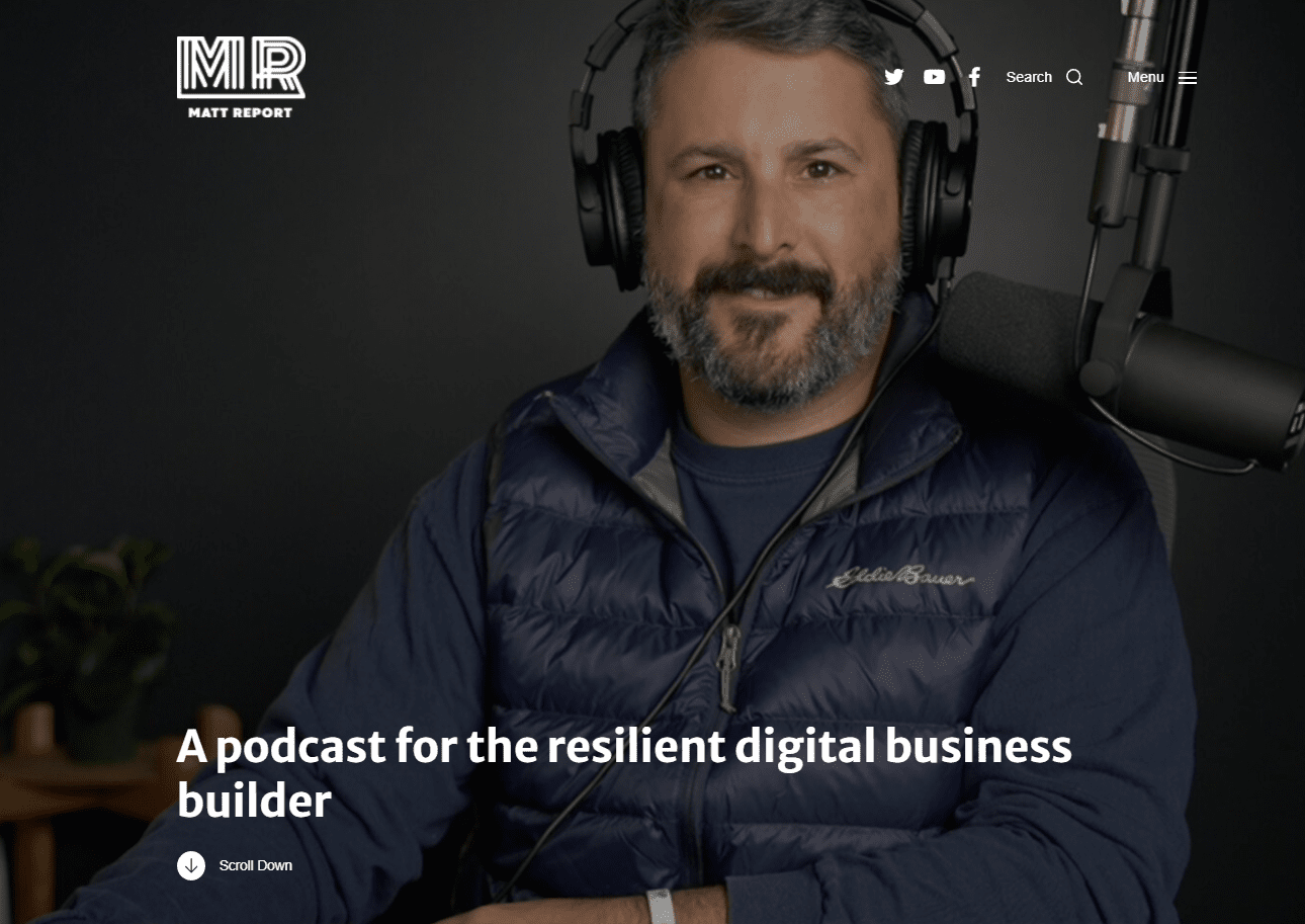 Matt Report wordpress podcast