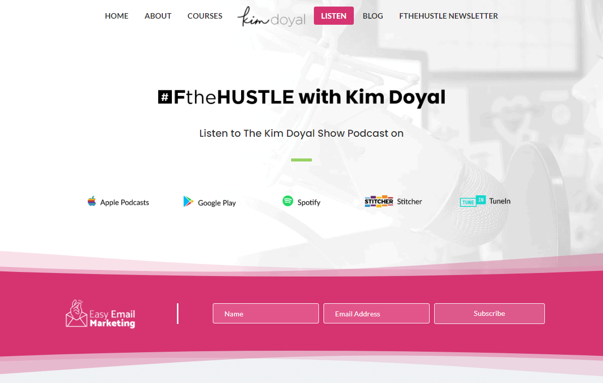 The Kim Doyal Show or #FtheHustle wordpress podcast