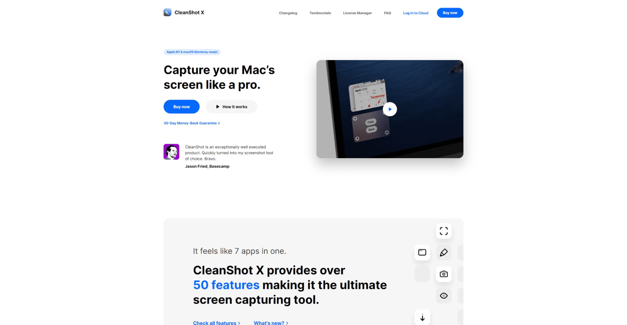cleanshotx homepage