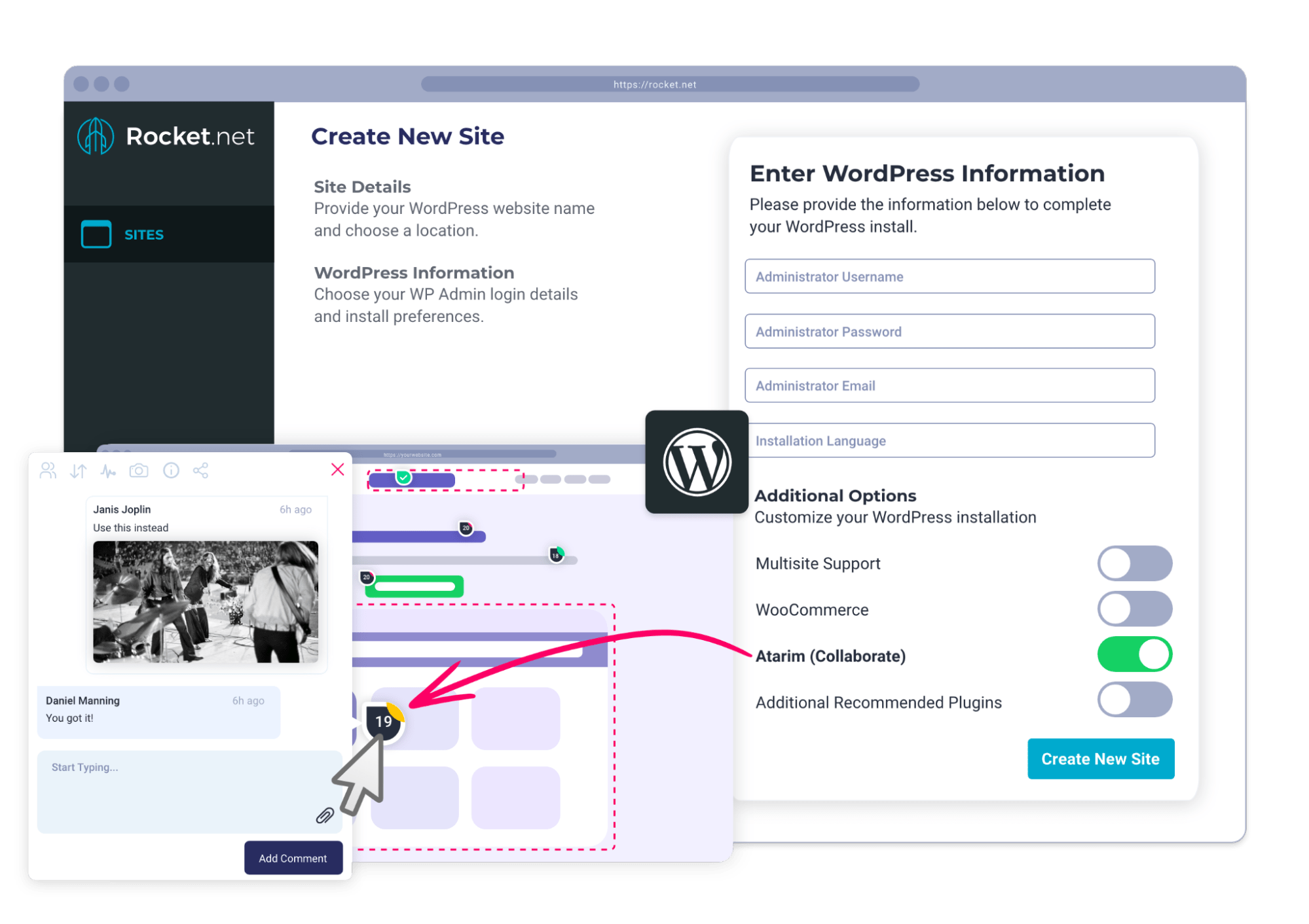 collaborating on multiple sites made easy with atarim integration