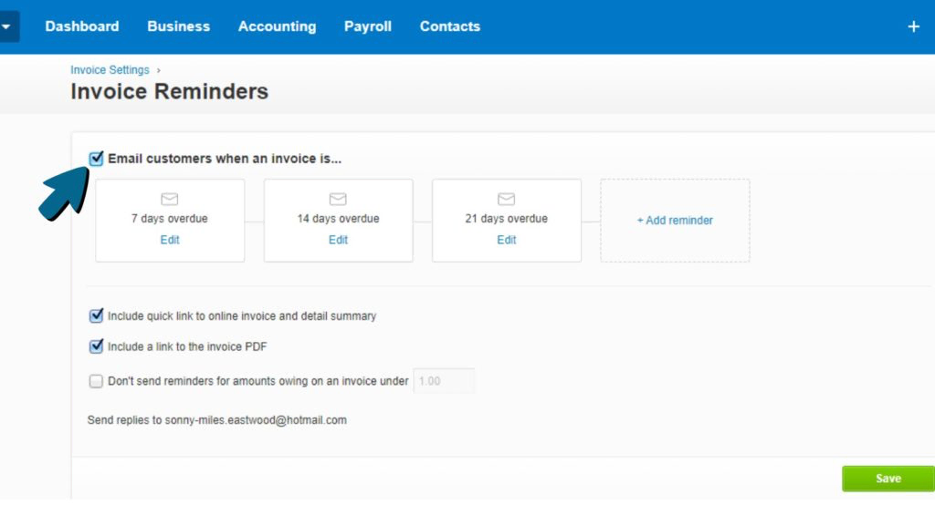 follow up on late payment