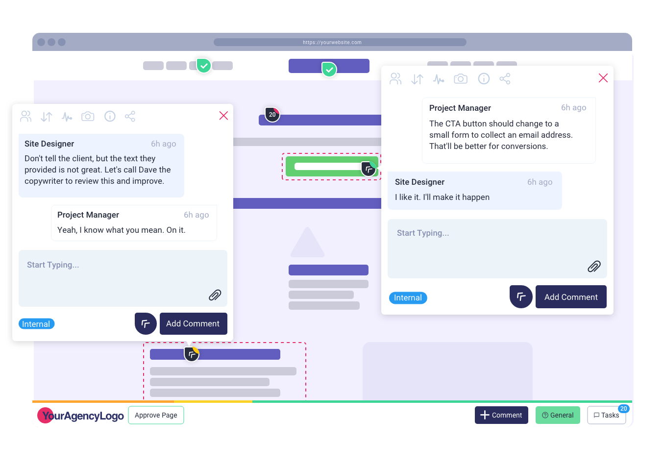 gathering feedback on Atarim for proofing