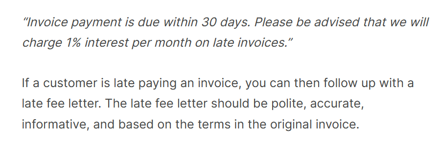 late fee policy example