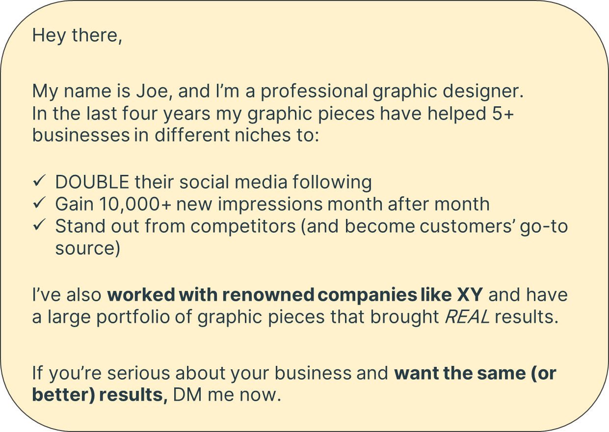 proper positioning graphic designer