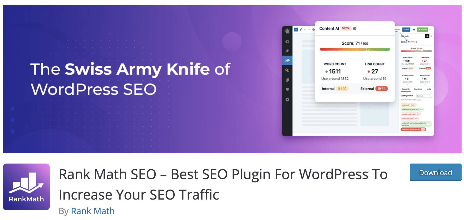 rank math seo plugin