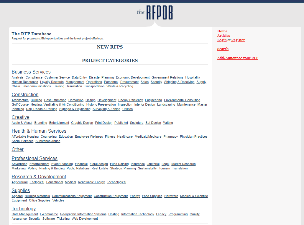 rfpdb homepage