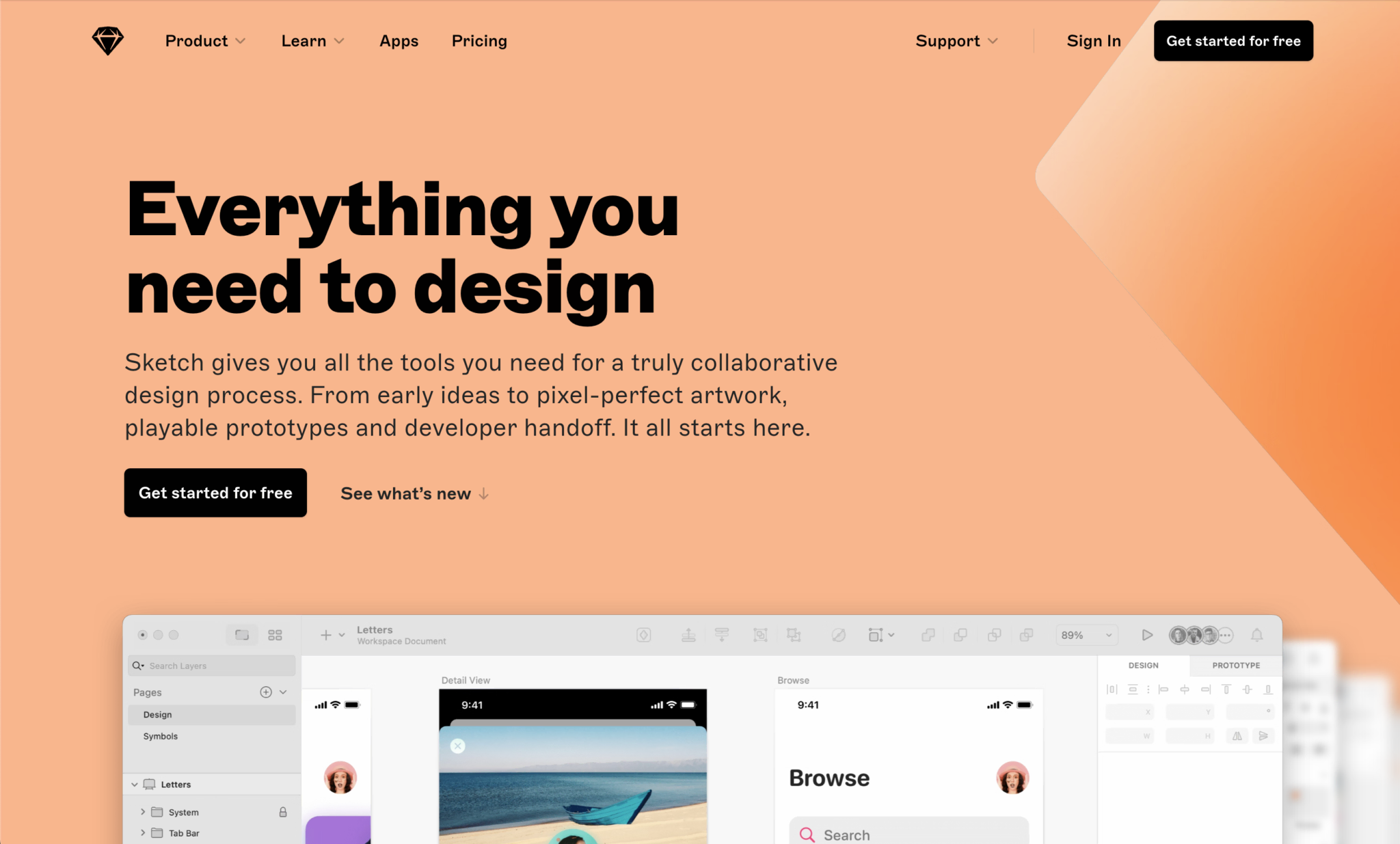 sketch homepage