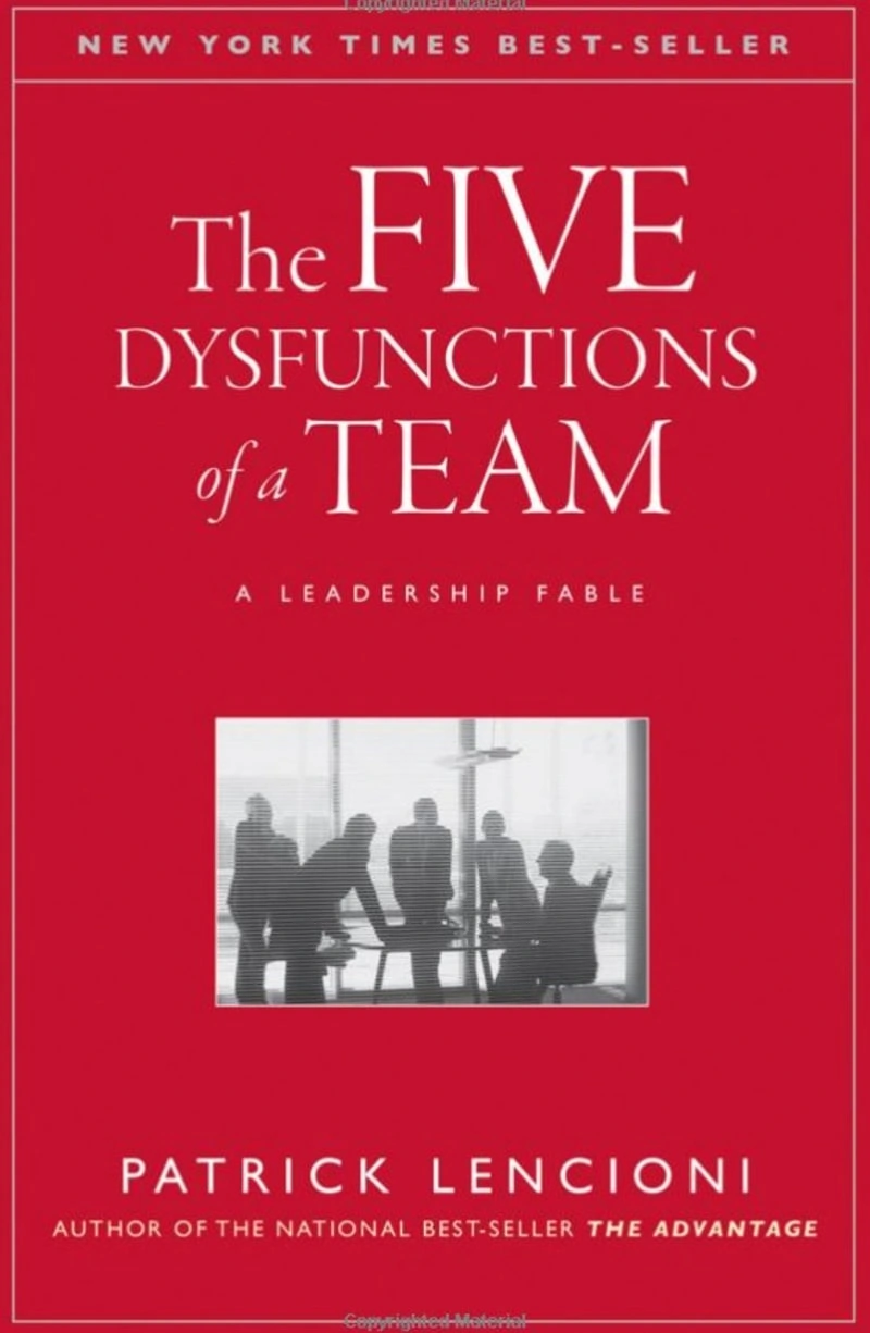 the five dysfunctions of a team by patrick lencioni book cover