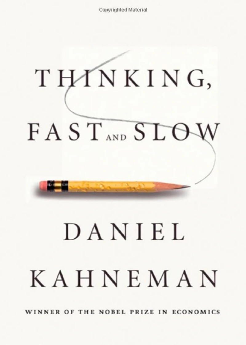 thinking fast and slow by daniel kahneman book cover