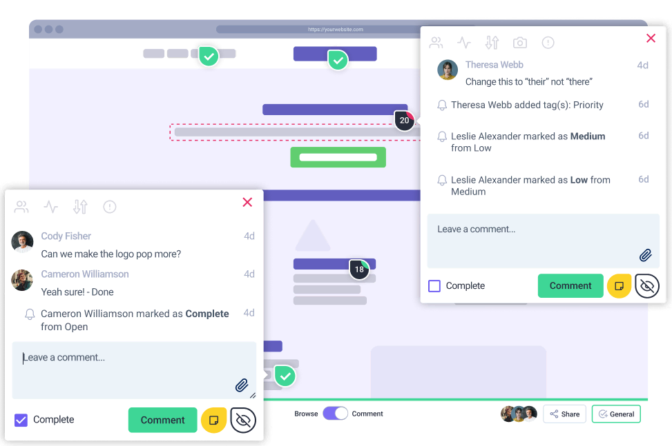 visual collaboration Atarim