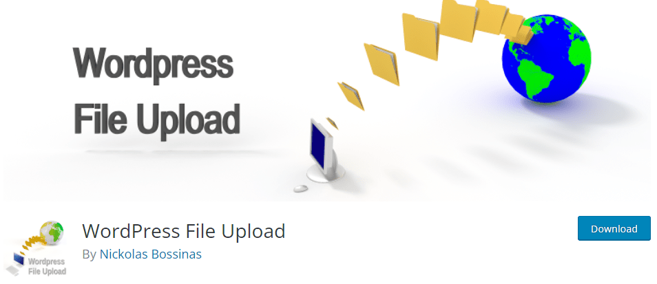 wp file upload homepage